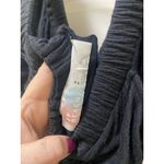 Free People FP Beach La La Dress Womens Small Black Maxi Deep V Flutter Sleeve Boho Casual Photo 2