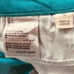 Style & Co SZ 12 Skinny Jeans Hi-Rise Stretch Zip-Fly Pockets Peacock Teal Blue Photo 6