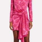 Ronny Kobo Ria Hot Pink Long Sleeve Floral Jacquard Mini Dress Size L NWT Size L Photo 0