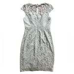 J.Crew NEW Tinsley Dress Leavers Lace Sz 6 Gray Bridesmaid Mother Of Bride $275 Photo 2