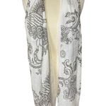 WHITE & GREY‎ Paisley Print Pashmina Photo 3