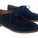 Madewell 1937 Sz 6 1/2 Women's Blue Lace Up Leather Oxford Photo 0