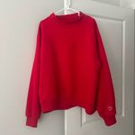 Parke Valentine’s Day Red Embossed Mockneck Sweatshirt NWT Size undefined Photo 1