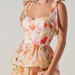 ASTR  the Label Zirconia Tie Strap Tiered Dress Photo 1