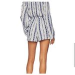 Cupcakes and Cashmere Armani‎ Blue White Embroidered Romper Small MSRP $120 Photo 4