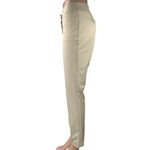Ann Taylor Women's Beige Skinny Mid Rise Slim Fit Trousers Dress Pants Size 0 Photo 1