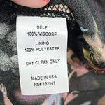 Amanda Uprichard Amanda Uprichard Womens Collier Dress Small Long Sleeve Dark Floral Midi Multi Photo 5