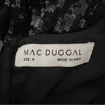 Mac Duggal NEW NWT Long Sleeve High Neck Carwash Panel Sequin Maxi Dress Black Photo 10