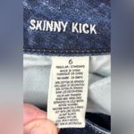 American Eagle  Outfitters Skinny Kick 6 Blue Flare Jeans Photo 8