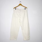 Banana Republic  High-Rise Barrel-Leg Cream Denim Jeans – Size 31 Photo 1