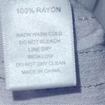 Emory park Long sleeve blouse NWOT white with silver detailed geometry neckline Photo 7