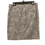 Chico's  Snakeskin Skirt Women’s size 1 (8) PAINTED PYTHON Staci Sateen Stretch Photo 1
