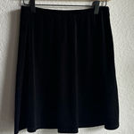 🖤Y2K Vintage New Moves Velvet Black Skater Mini Skirt Size L Photo 0