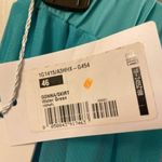 Patrizia Pepe Tulle Knee length skirt Turquoise size 10 Blue Photo 6