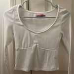 Edikted White Long Sleeve Photo 0