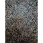 Sue Wong Black Strapless Cocktail Dress Textured Floral Rosettes Size 4 Photo 2