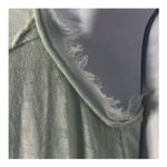 Anthropologie  Lilka Mint Green Knit Tank Top Lace Ruffle Trim Small Photo 13