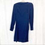 Maje ✨HP✨Renie V-neck Long-sleeve Wrap In Navy Blue Viscose Short Casual Dress✨ Photo 11