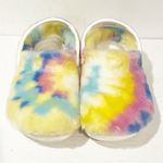 Crocs  Womens Size 7 Classic Fur Sure Slip On Clogs Shoes Multicolor Pastel Photo 1