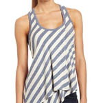 Splendid  women’s size 12 oat‎ strip neck tank top Photo 0