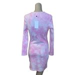 Lovers + Friends Justine Mini Dress in Pink Large New long Sleeve Photo 6