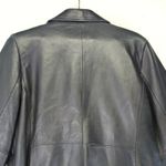 Siena Black Leather‎ Jacket Women's Size 12 Biker Moto Photo 4