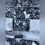 Disney 11 Alice in Wonderland Black and White Jean Shorts with Ornate Design Photo 4