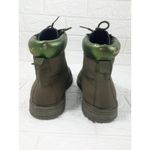 Baby Phat Women’s Olive Green Vegan Leather Combat Boots Size 9 Photo 6