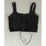 Black Dark Denim Lace Photo 1