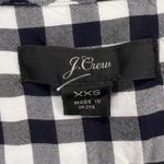 J Crew Midi Wrap Dress Womens XXS Blue White Gingham Viscose Classic Cottagecore Photo 10