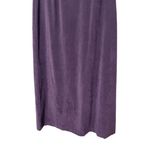 Vintage First Option 90s Purple Suede Like Maxi Skirt Size 10 Photo 2