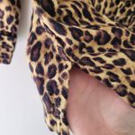 Lauren Ralph Lauren Leopard Print Pajama Top Black Size L Photo 6