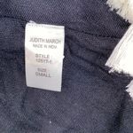 Judith March black floral embroidered swim cover top size small oversized Photo 6