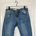 Anthropologie Pilcro Slim Boyfriend Distressed Jeans Denim Petite Size 26 Photo 1