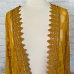 Polly & Esther Golden Lace Kimono Photo 4
