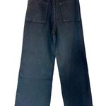 MP Piombo High Rise Wide Leg Jeans Black size 4 Photo 9