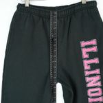 Jansport Illinois State University Redbirds Sweatpants Womens Small Black Pink Joggers Photo 9