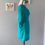 Jones Wear  green cowl neck blouse Photo 2