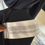 Mango Beautiful Navy Blue Satin Dress Photo 4