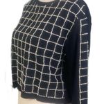 ZARA TRAFALUC black boxy cut sweater with pearlized beading. Size Small. EUC Photo 5