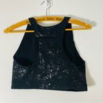 Terez  Foil Haze Uplift Black Tonal Racerback Sports Bra in S, M, & L New In Bag Photo 3
