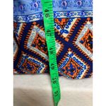 LUUKSE Bohemian Maxi Dress Geometric Print Long Sleeve V Neck Women Size M White Size M Photo 7