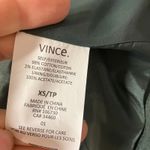 Vince  Green‎ Moto Jacket Womens XS Lightweight Full Zip Pockets Textured Photo 1