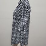 Lysse Schiffer black plaid microfiber Button down size small Photo 4