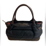 Kate Spade  Quilting Stevie Bag Women Black Brown Nylon Corduroy Leather Photo 1