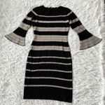Gabby Skye  Sweater dress Women's Scallop Neck Stripes size Small NWOT Photo 10