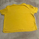Disney  Retro Mickey Minie Mouse Crop Crewneck T-Shirt Yellow Photo 4