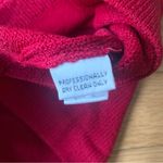 St. John Raspberry Red Sleeveless Zipper Mock Neck Knit Top Size Large Photo 9