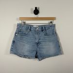 frame denim FRAME Women’s Le Super High Rise Denim Shorts in Rhode Blue Size 27 Photo 4
