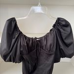 For Love & Lemons  Pixie Bodysuit Black Photo 6